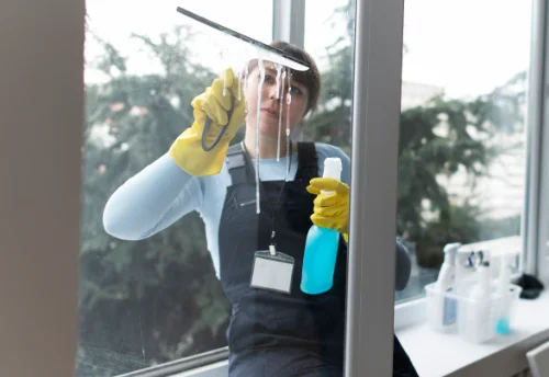 Nettoyage de vitres intérieures et extérieures à Saint-Laure